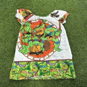 Vintage Teenage Mutant Ninja‎ Turtles Toddler Girls Dress Size 2T